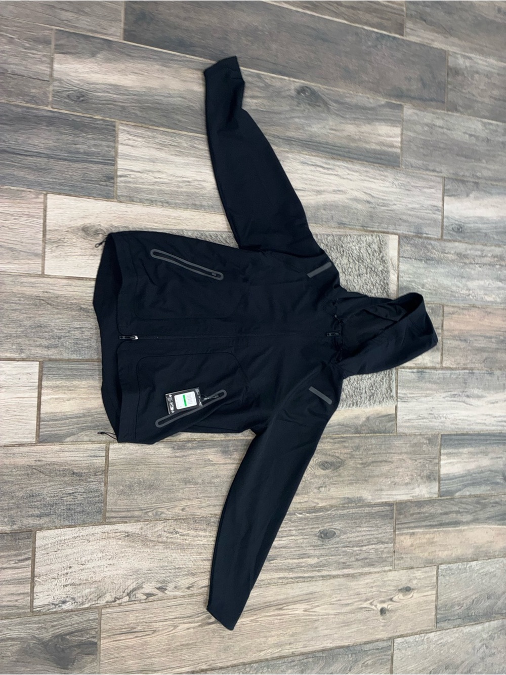 Under Armour Black Hooded Zip-Up Jacket